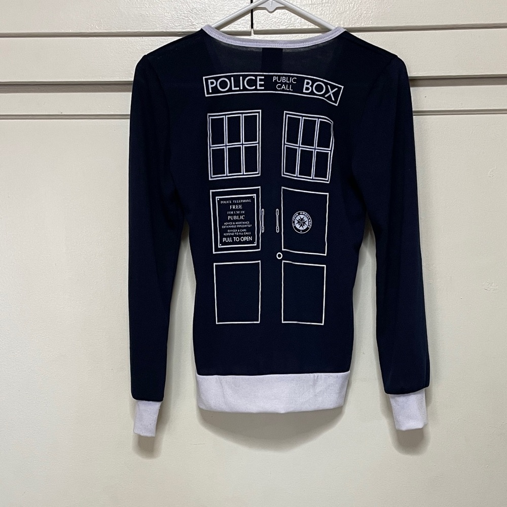 Doctor Who by Her Universe TARDIS Cardigan
